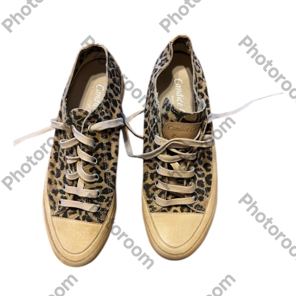 Used once for 30 min Candice cooper super soft leather sneakers size 8